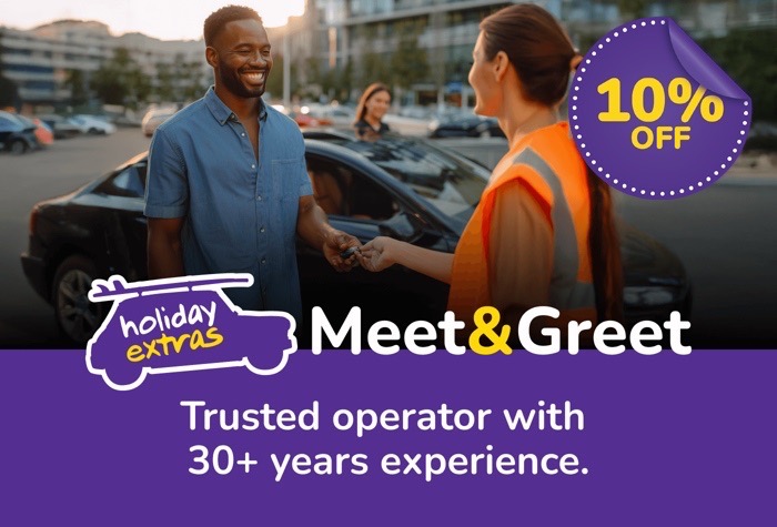 Holiday Extras Meet and Greet Birmingham Airport Parking - 10% Discount with Holiday Extras